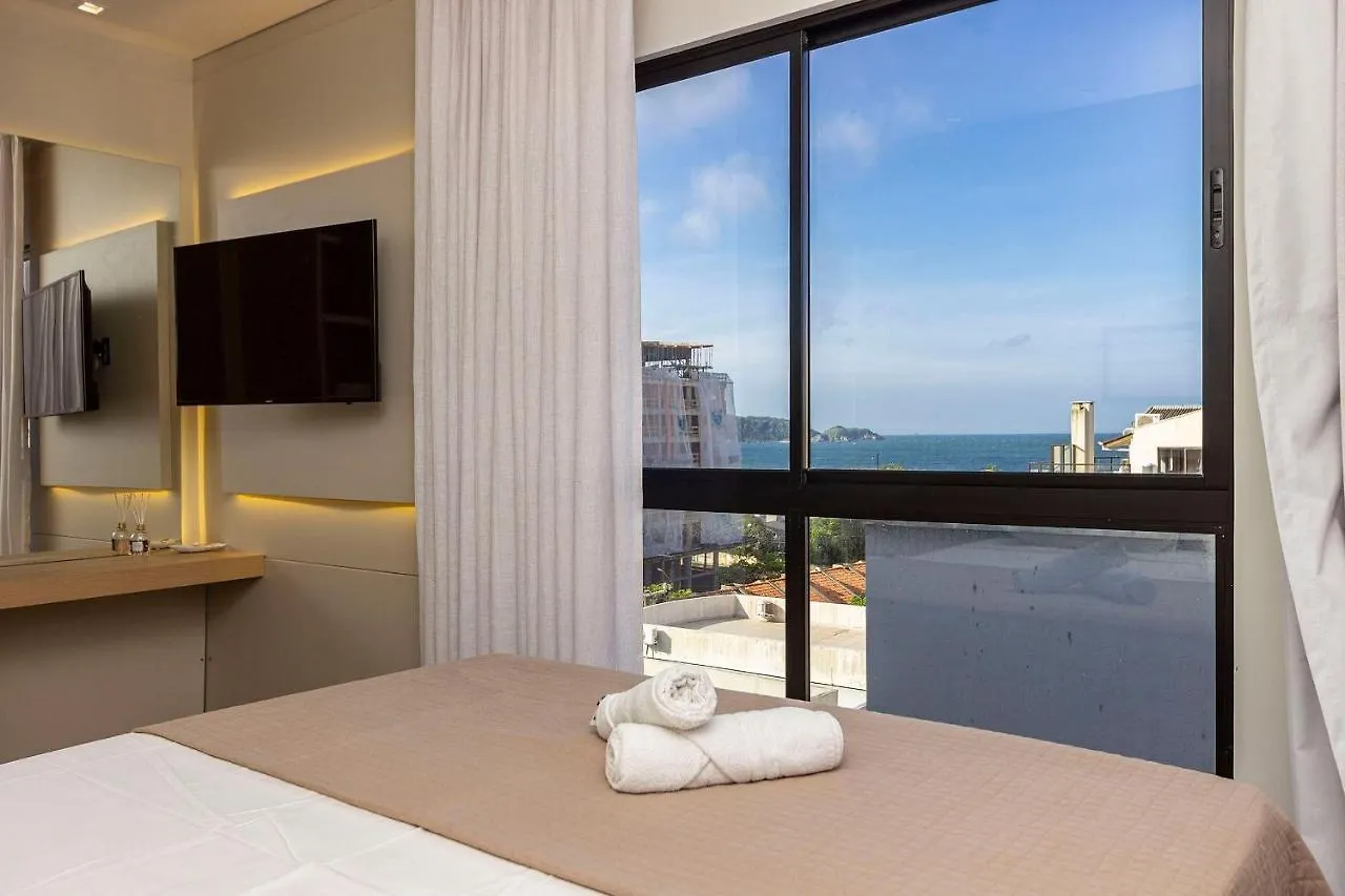 Villa Francione 406 - Loft De Alto Padrao Com Piscina No Rooftop E Vista Panoramica, A Poucos Metros Do Mar Em Bombas.